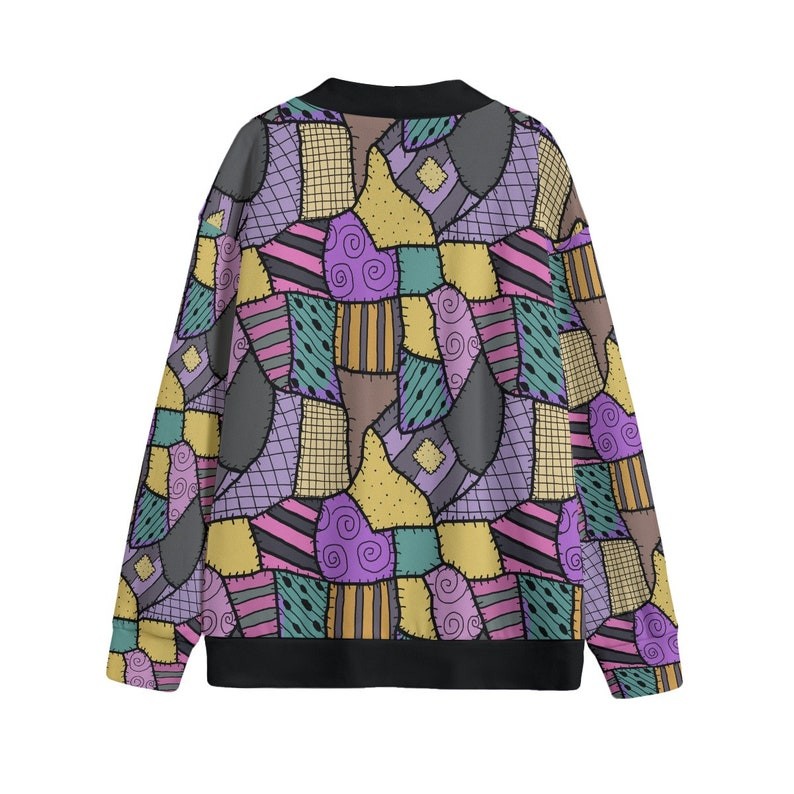 The Nightmare Before Christmas Sally Patchwork Knitted Cardigan