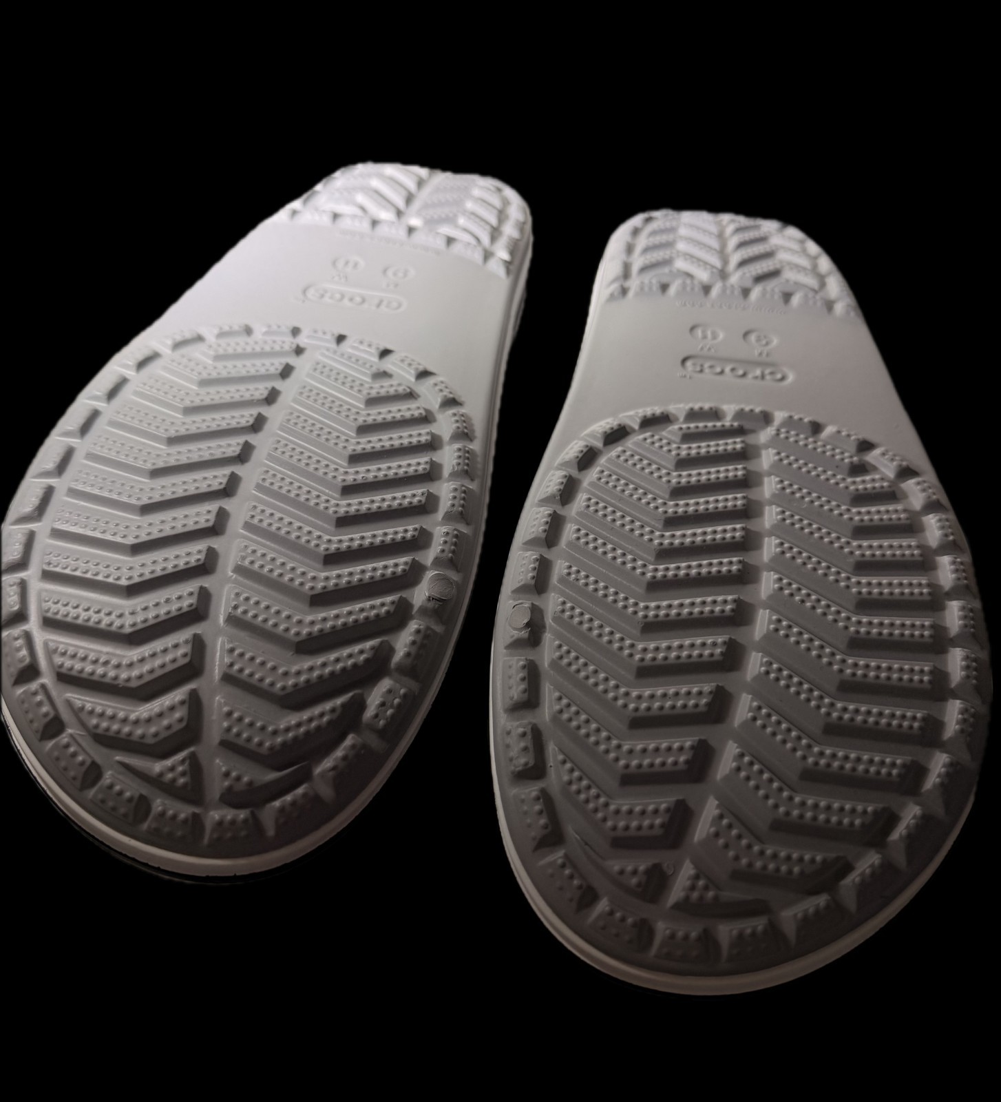 Crocs Bayaband Slide Gray White Slip On Sandals Comfort Men’s Size 9 New
