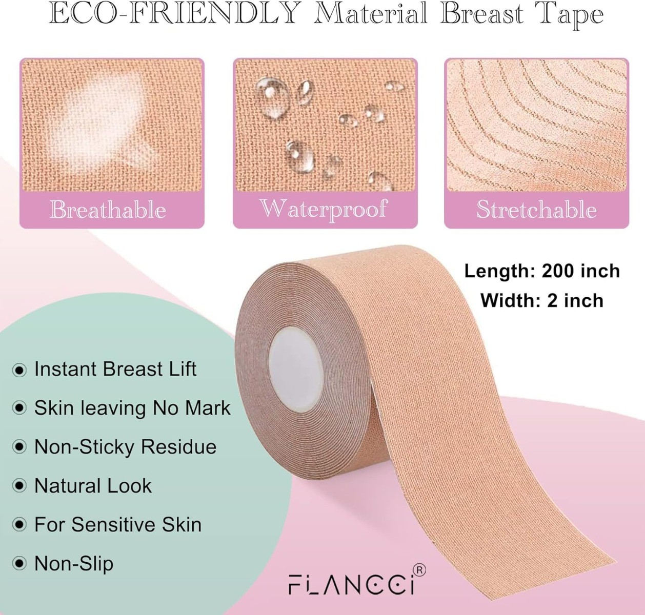 1Roll/ Boob Tape Bras For Women, Waterproof