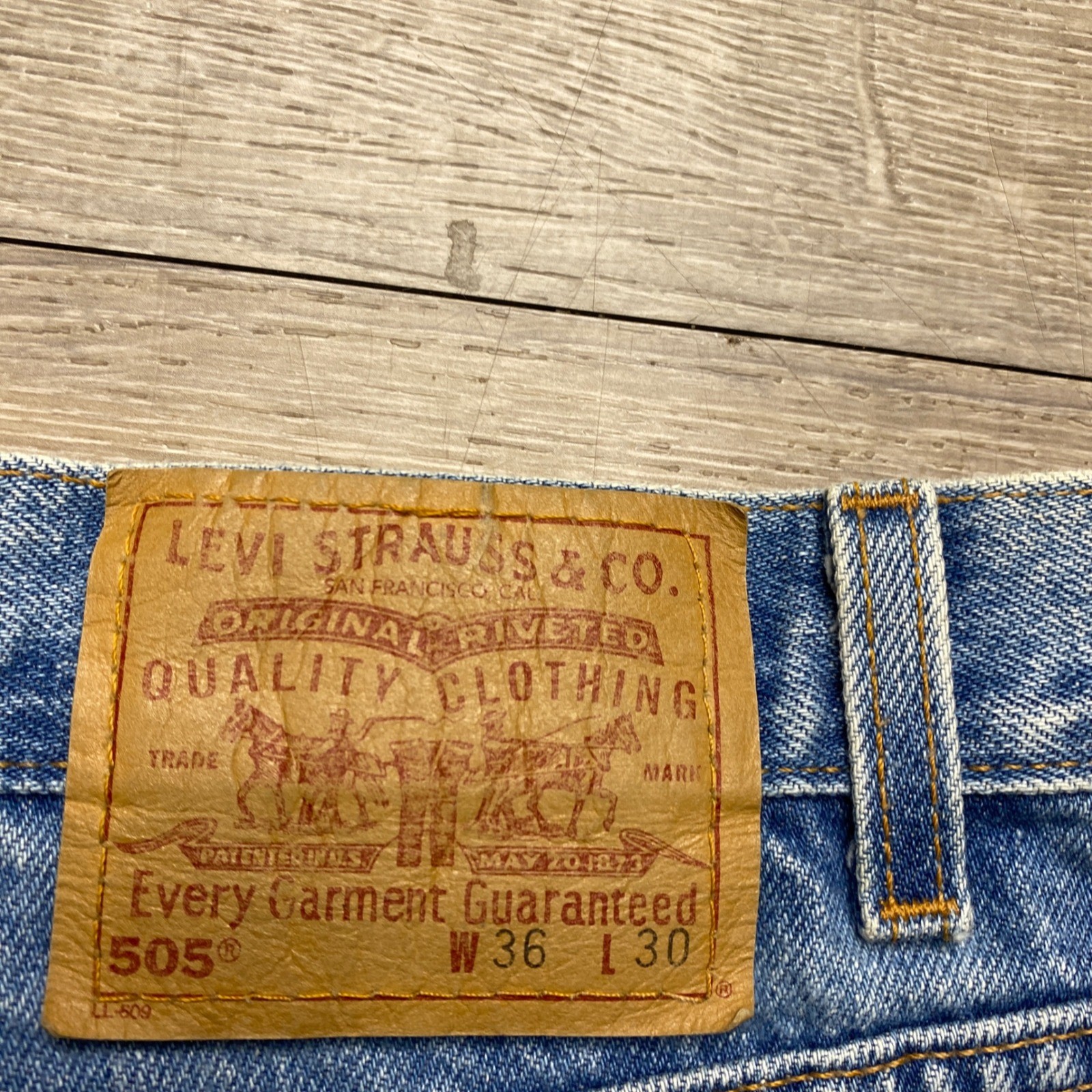 Levi’s 512 Jeans Mens 36×30 Blue Vintage Made USA 2000 Straight Leg Denim
