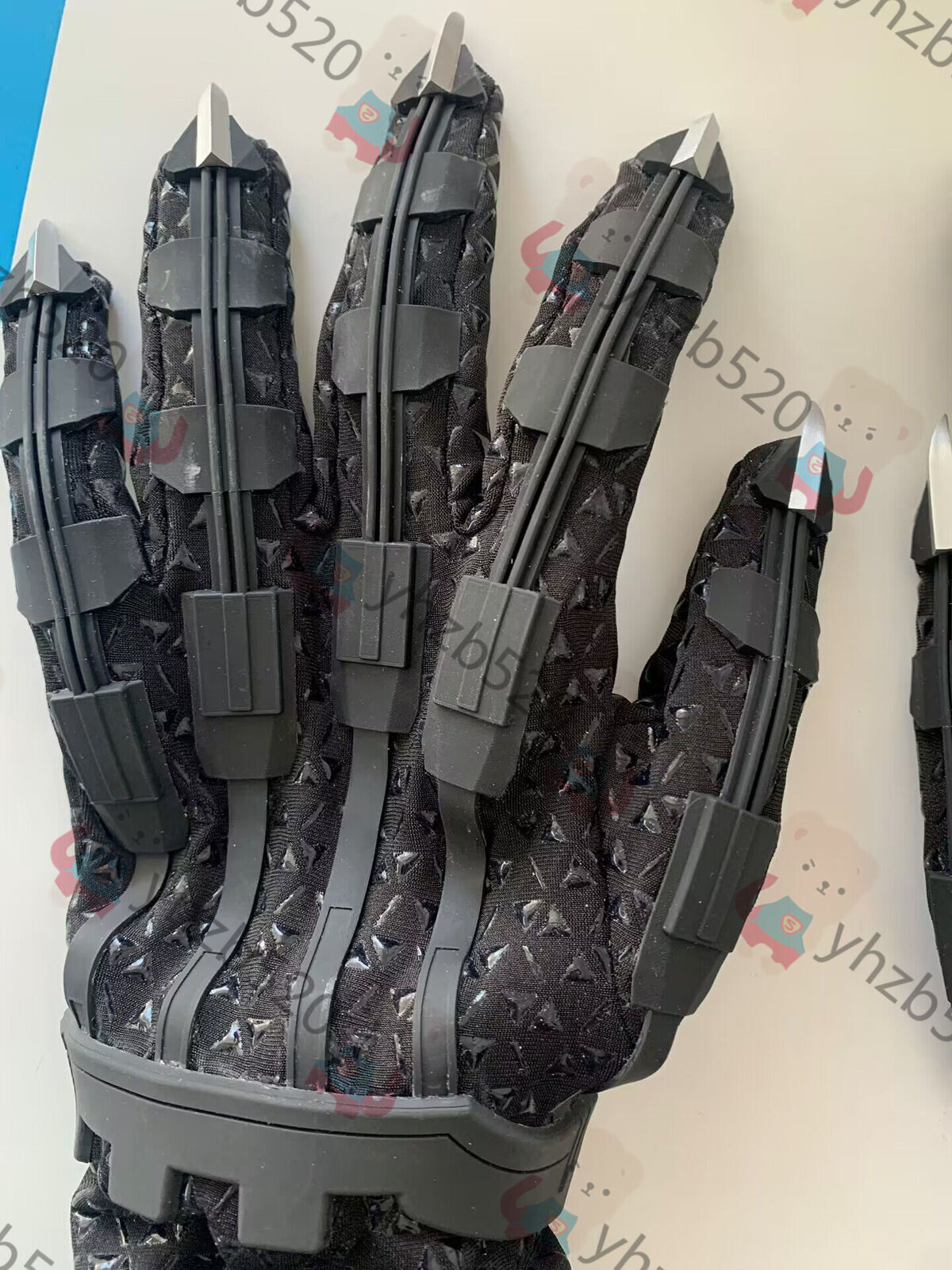 Black Panther 1 Pair Gloves & Claws T’Challa Cosplay Props Costume Accessory Cos