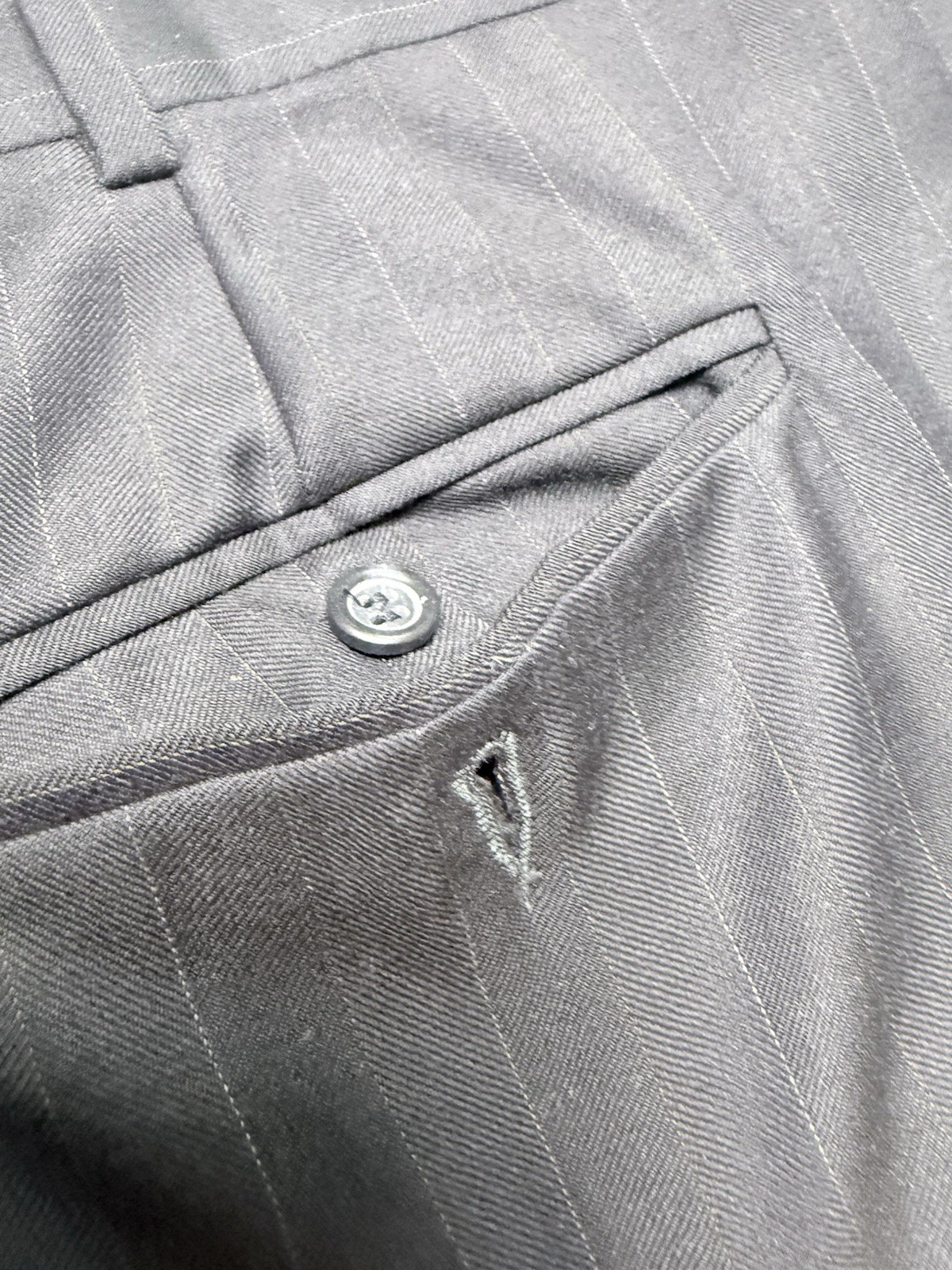 Vito Rufolo Suit Mens 48R 43×28 Made in Italy Lessona Super 100s 2 Piece Cuffed