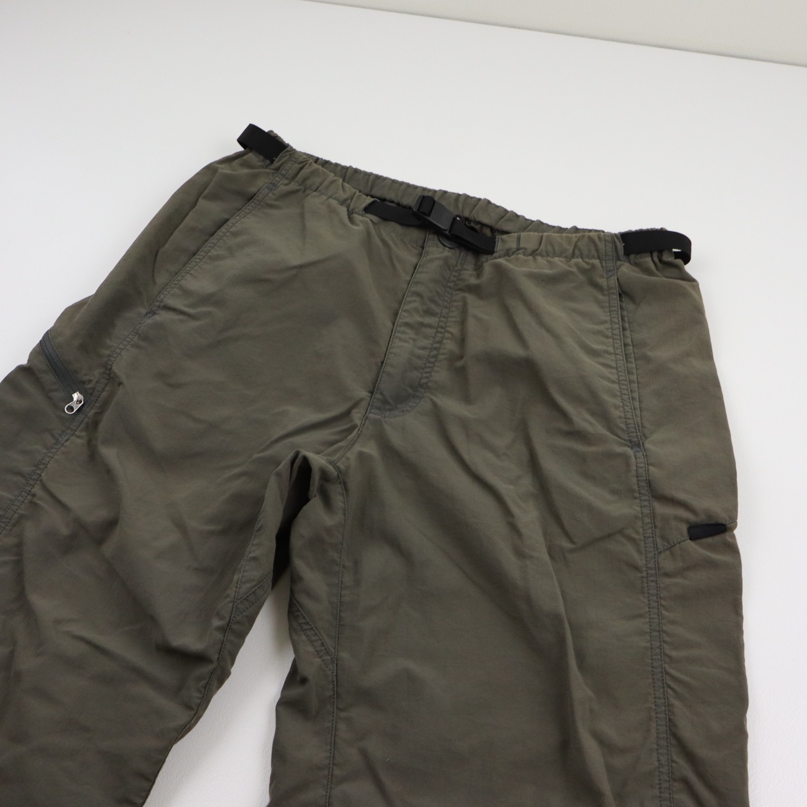 Vtg Patagonia GI II Fishing Belted Pants Mens Medium 30 32 Brown River Outdoor