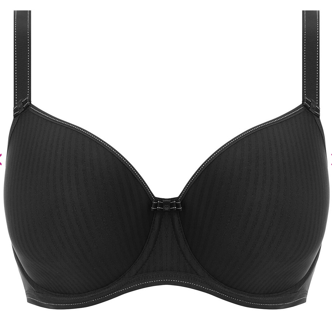 Freya 36G USA (36F UK) Idol Moulded Balcony T-Shirt Contour Bra NWOT 1050 Black