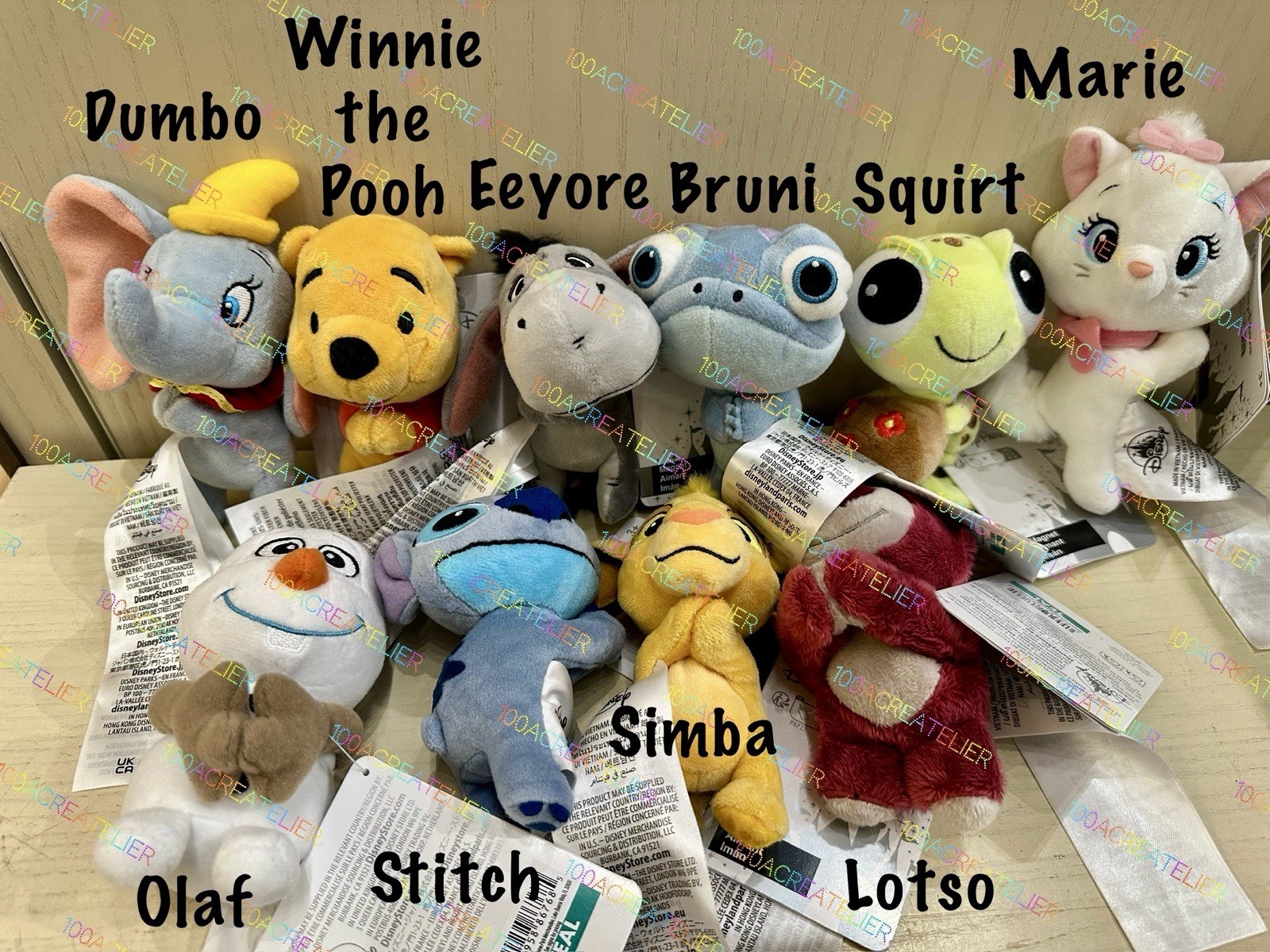 Disney Parks Small Magnet Hands Plush Pal