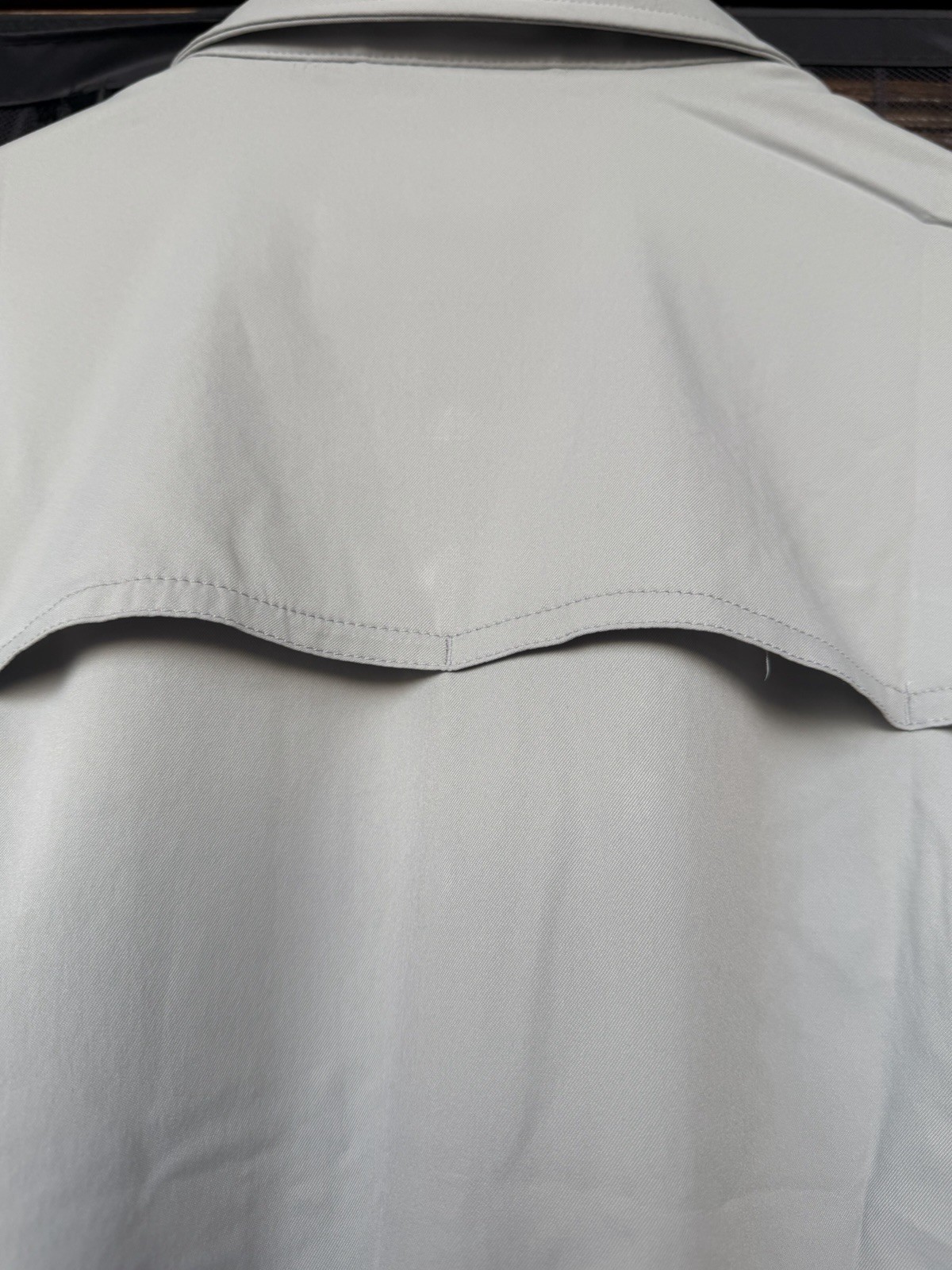 Poncho Short Sleeve Shirt The Grey Fox Mens Size Medium Slim Fit Button Up