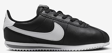 Little Kid’s Nike Kids Cortez Easyon Black/White-Cool Grey (DM0951 001)