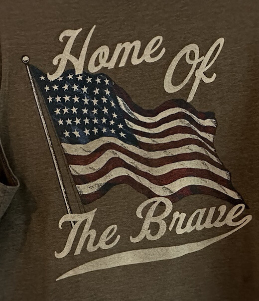Home Of The Brave Sleeveless Size XL Shirt