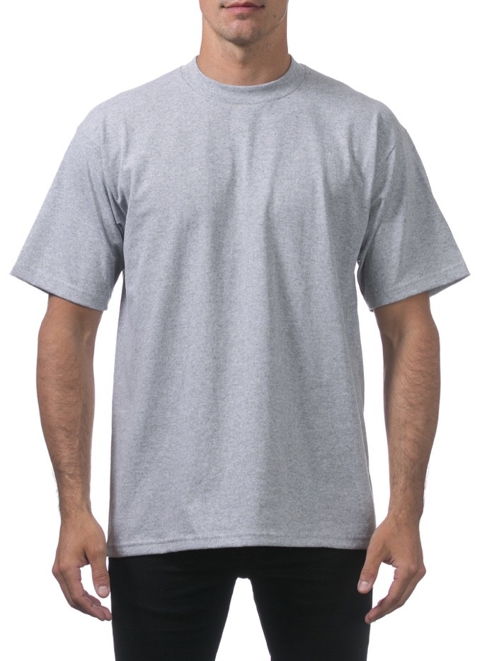 PROCLUB MENS HEAVYWEIGHT SHORT SLEEVE T SHIRTS PRO CLUB CASUAL COTTON TEE SHIRT