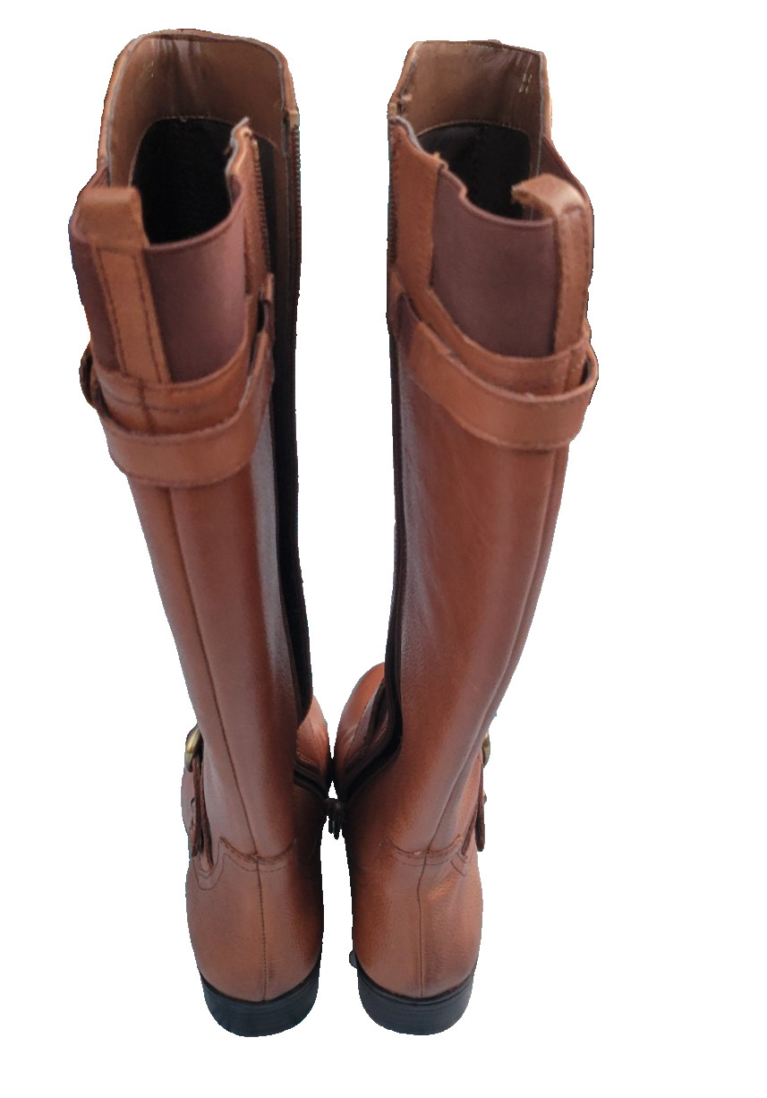 Naturalizer N5 comfort extra wide calf- brown boots