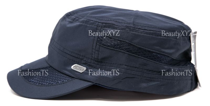 Men’s Classic Summer Army Hat Military Cadet Patrol Style Brim Spring Summer Cap