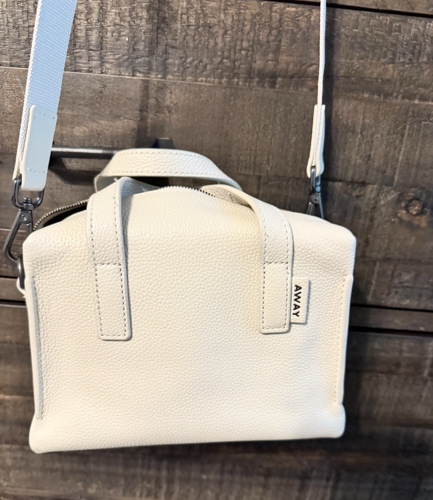 AWAY Mini Everywhere Bag Pebble Leather Crossbody Purse – Hard To Find – SO CUTE