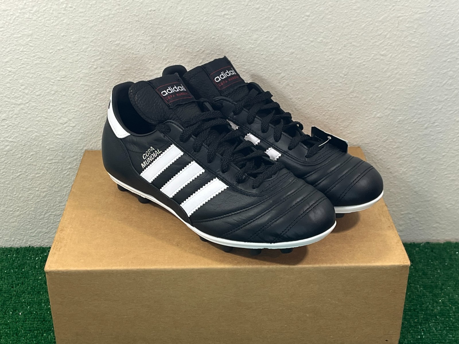 NEW Adidas Copa Mundial FG Black White Soccer Cleats Leather Made in Germany