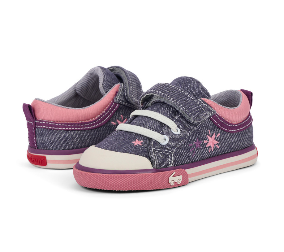NEW See Kai Run Kristin Gray Denim/Stars