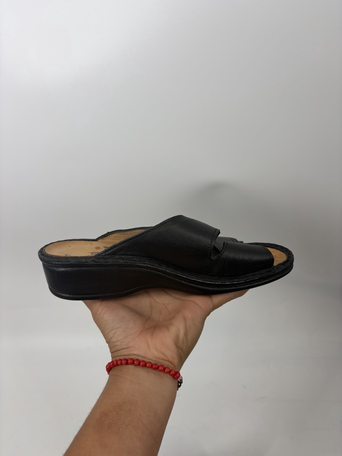 Finn Comfort Women’s Size 36 D US 5.5 Sandal Soft Jamaica Black Made In Germany