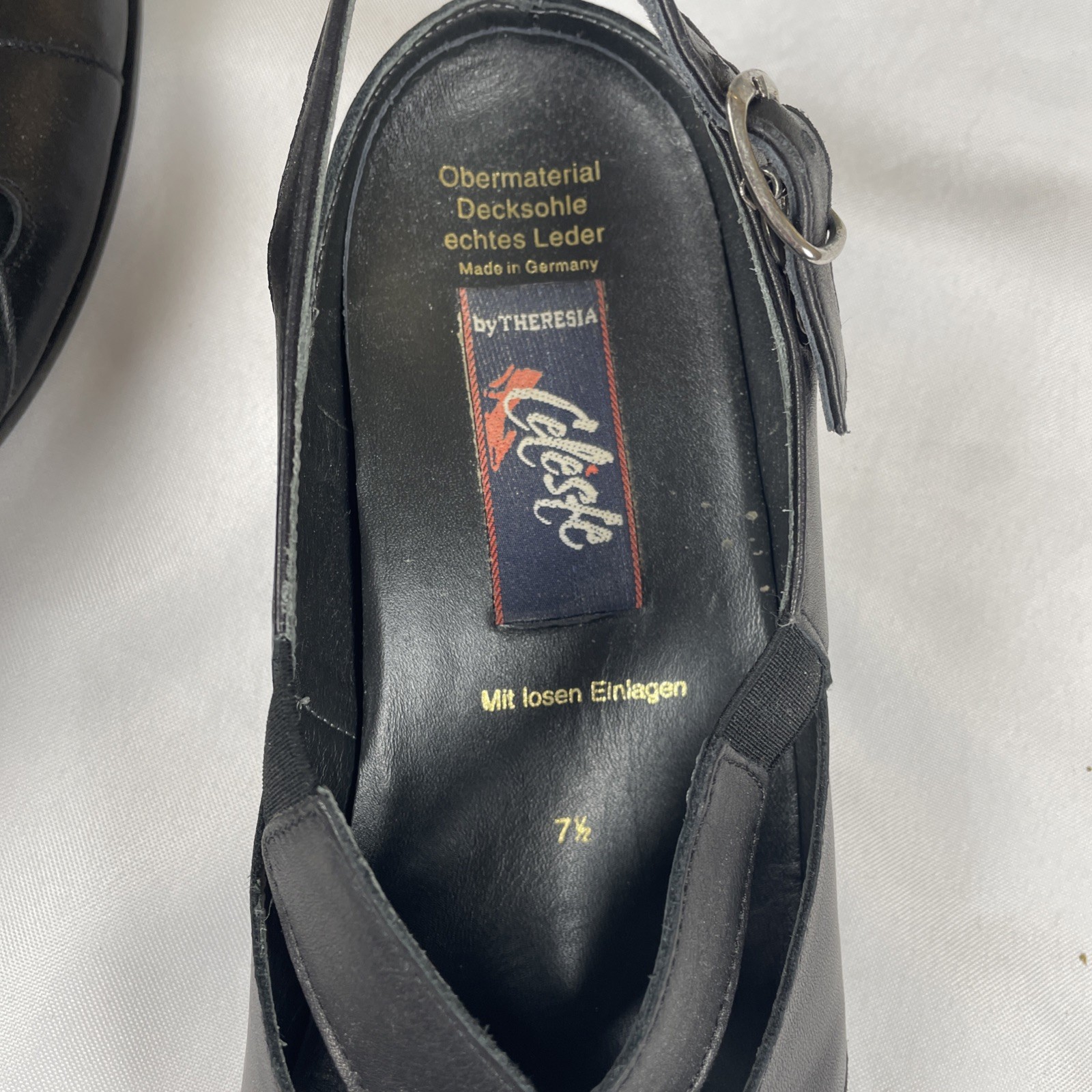 Celeste By THERESIA (Made GERMANY) Slingback Woven Sandals Shoes Size 10 W