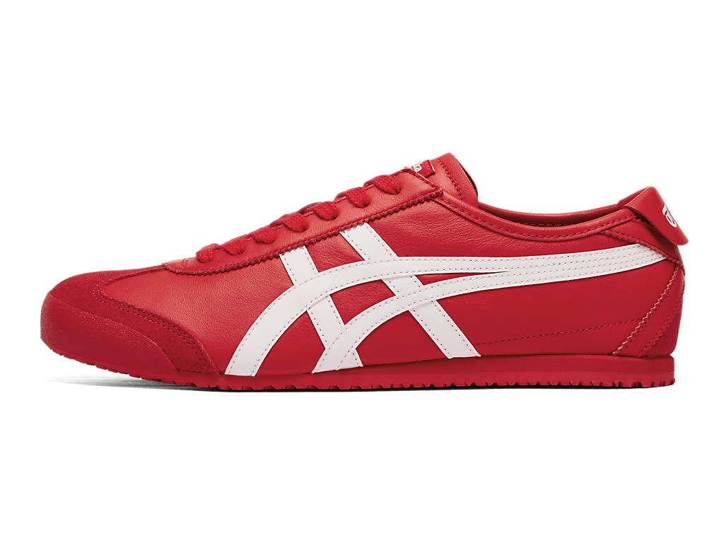 Onitsuka Tiger Genuine MEXICO 66 1183C102 RED / WHITE US Buyer No Import duties