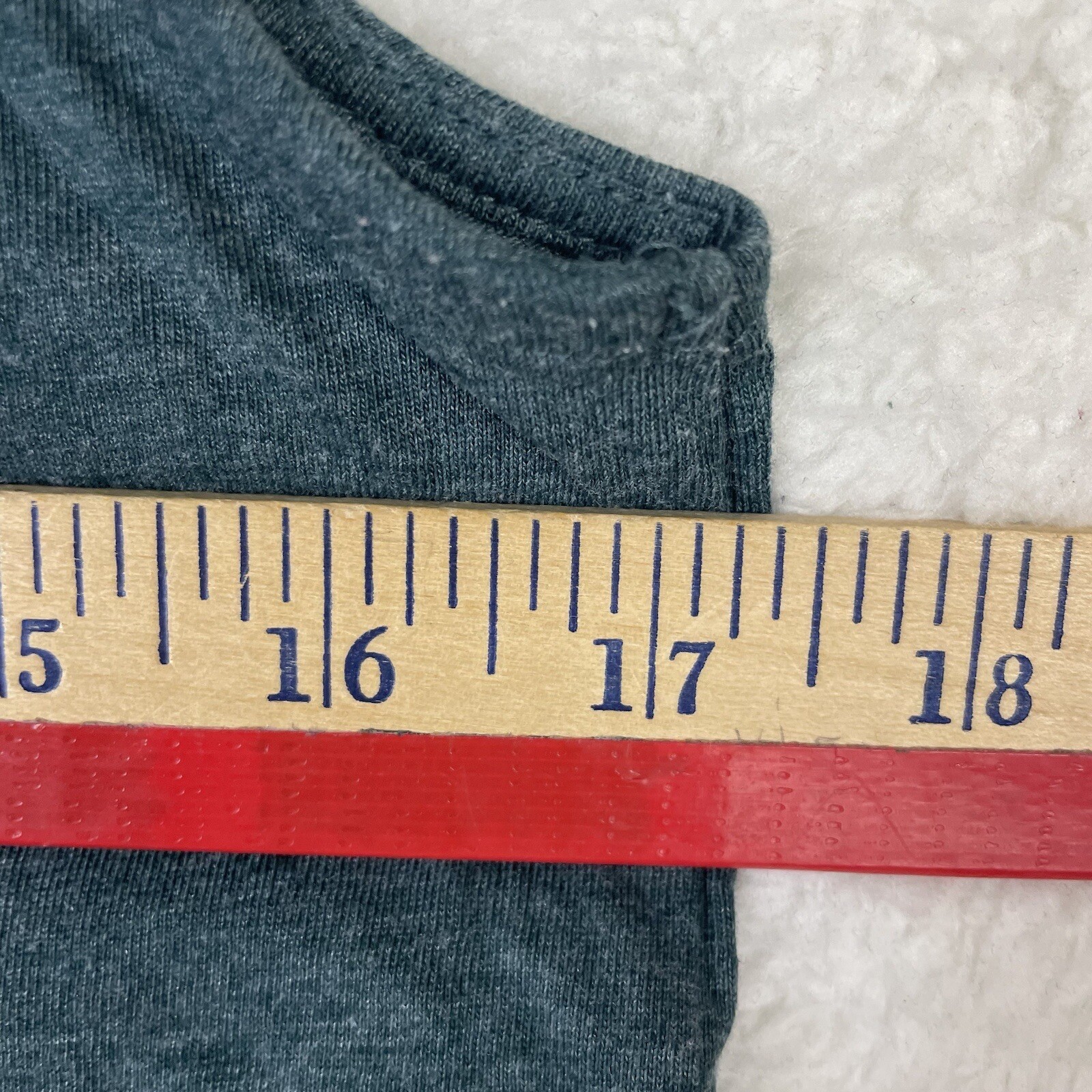 Natural Reflections Tank Top Womens Size Small Green Cotton Blend Pocket