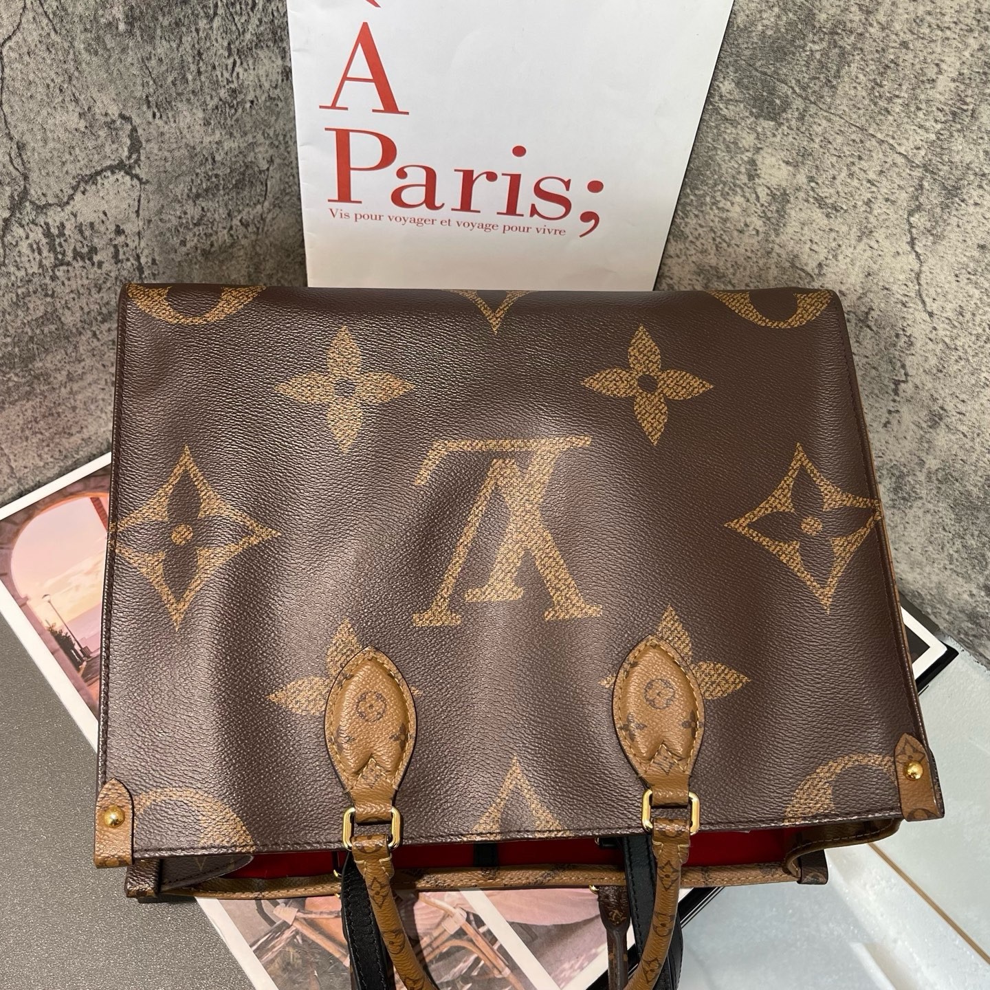 Louis Vuitton Pre-Owned Authentic Tote Monogram 35×27cm Coated Canvas