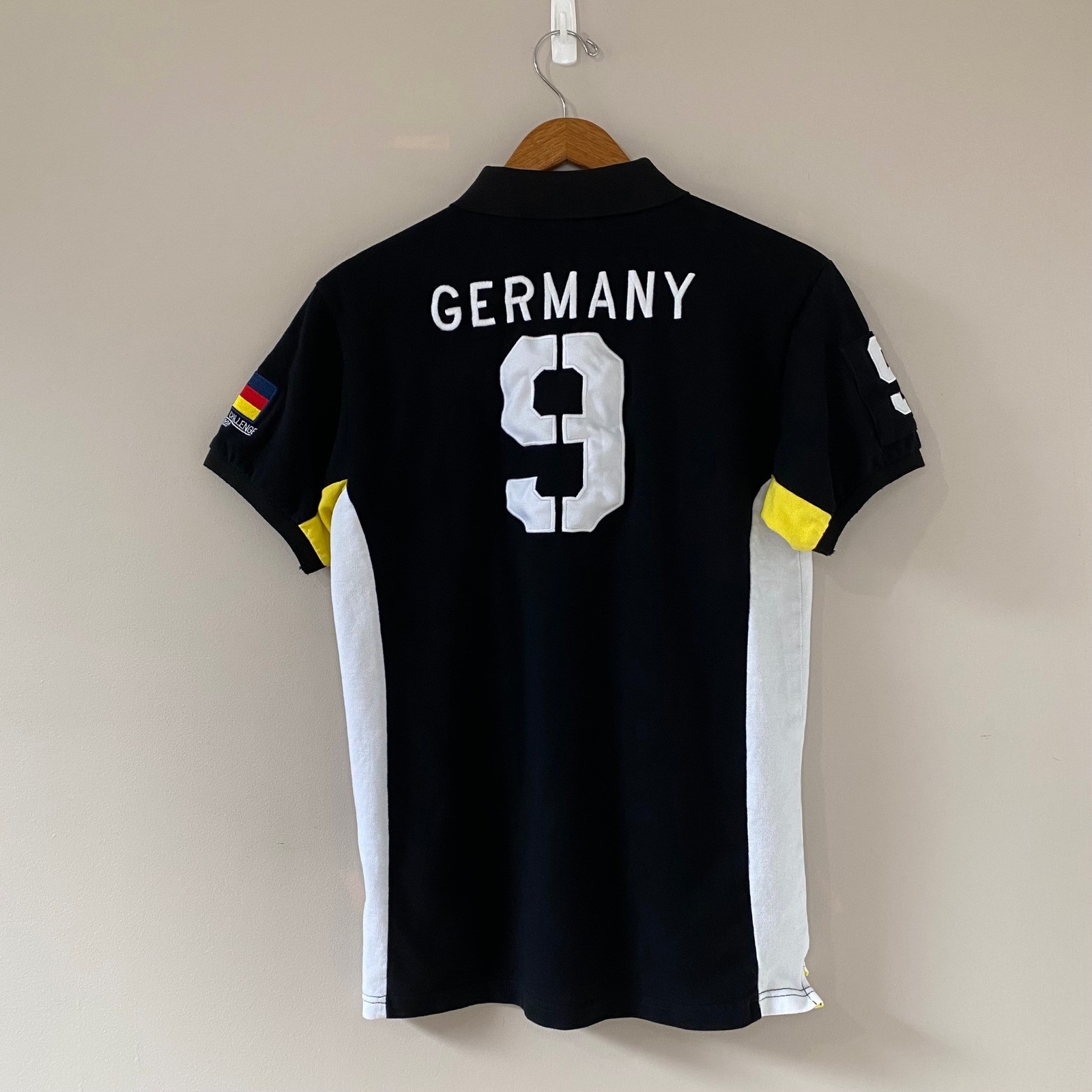 Polo Ralph Lauren Germany Challenge 2020 Big Pony Polo Shirt Custom Fit Mens XXL