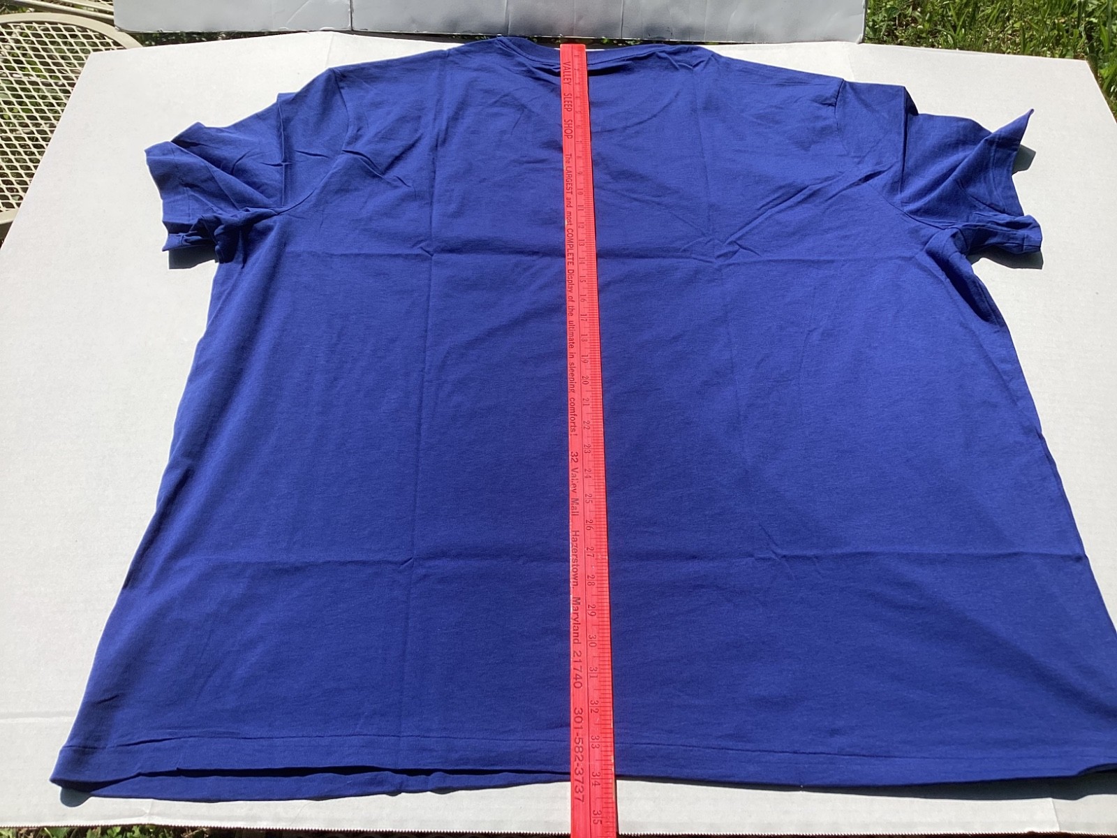 Men’s Size 4XB Polo Ralph Lauren short sleeve T-shirt crew neck Royal Blue