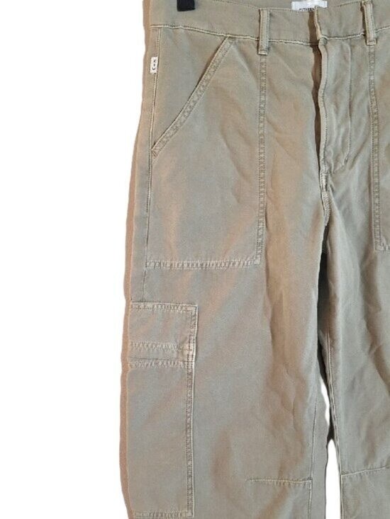 NEW $248 CITIZENS OF HUMANITY MARCELLE LOW SLUNG CARGO PANTS IN BRN QTZ SIZE 28