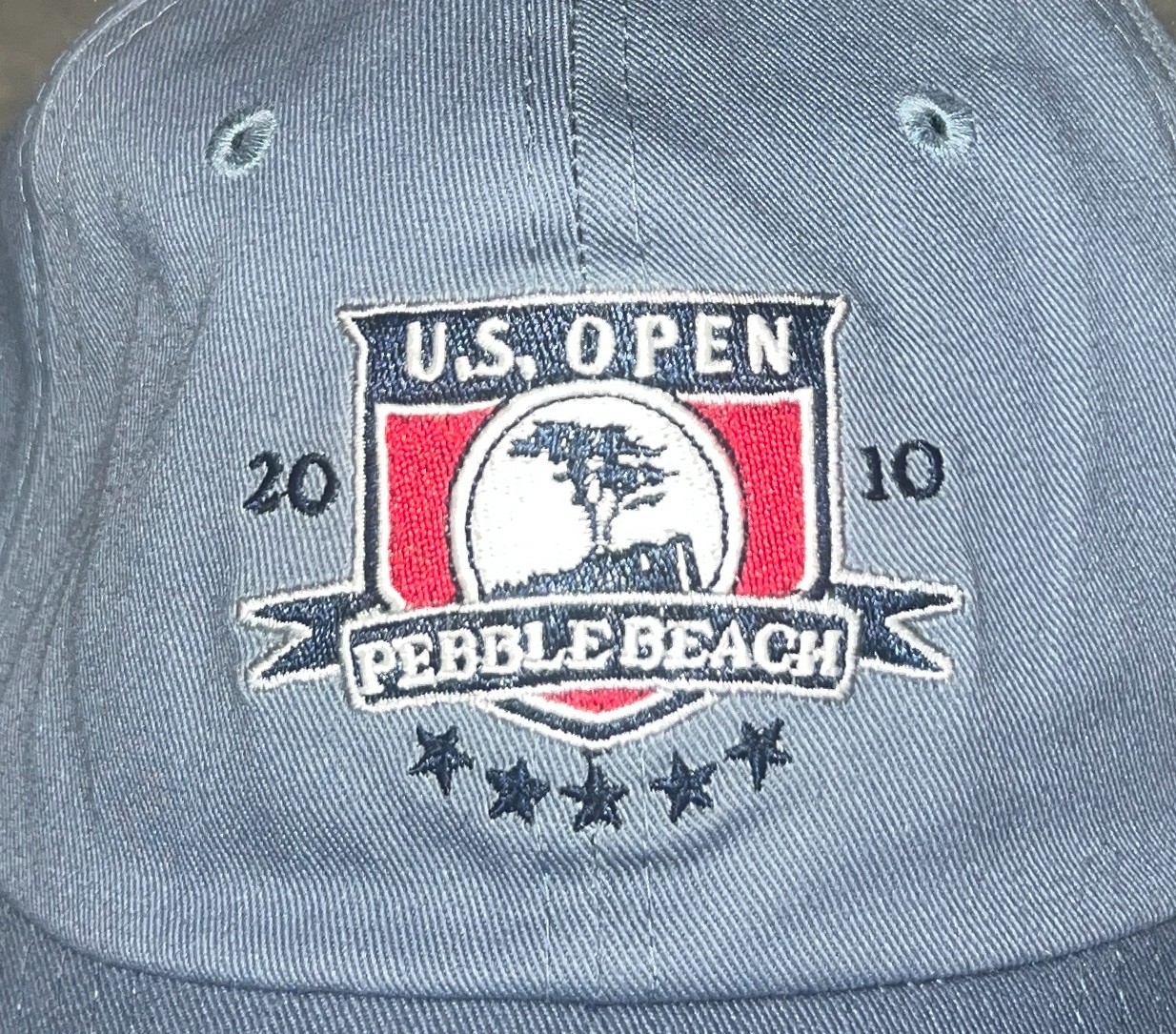 110th 2010 US OPEN PEBBLE BEACH HAT Golf Links USGA Adjustable Hat – New