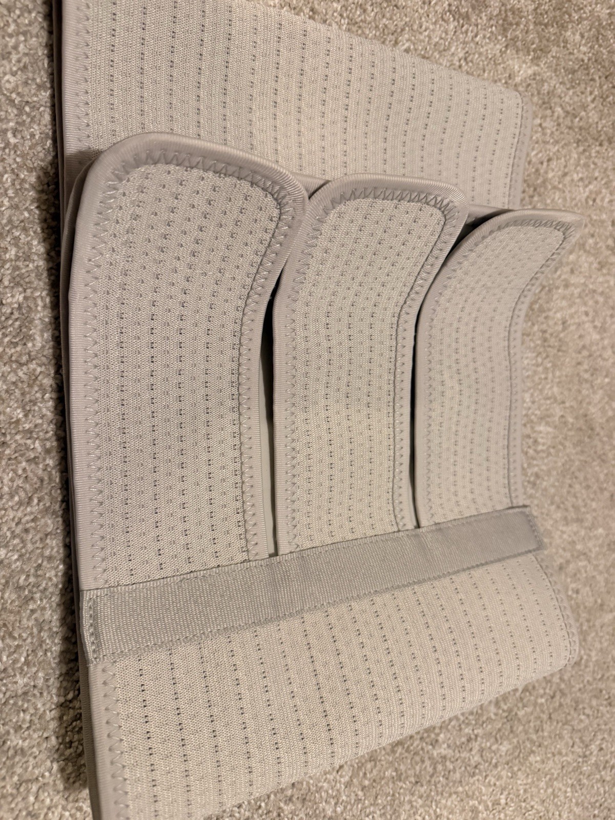 Frida Mom Postpartum Abdominal Support Binder Mesh Adjustable Strap Gray 1 Pack