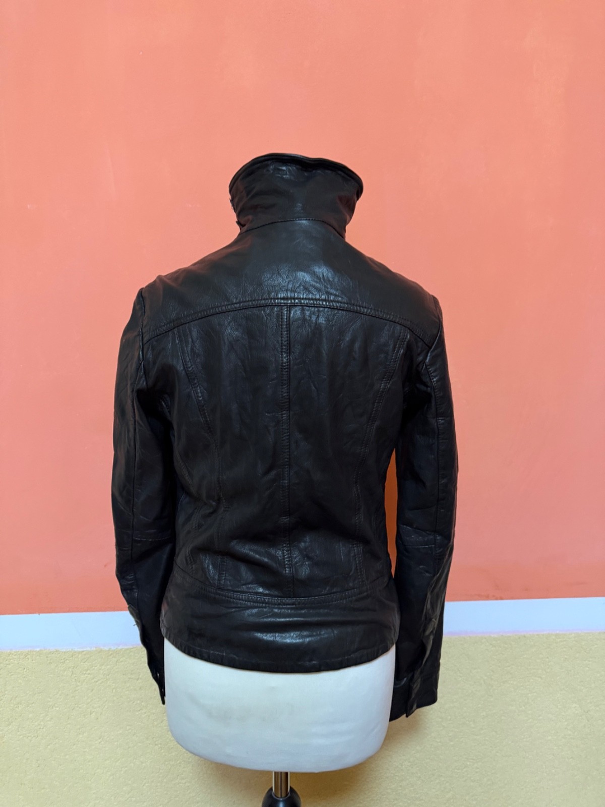 Womens GORGEOUS***ALL SAINTS BELVEDERE LEATHER JACKET UK14