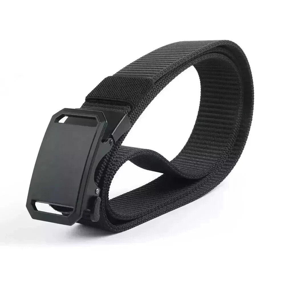 Mens Ratchet Belt Nylon Web Belts for with Automatic Slide Buckle Tactical belt
