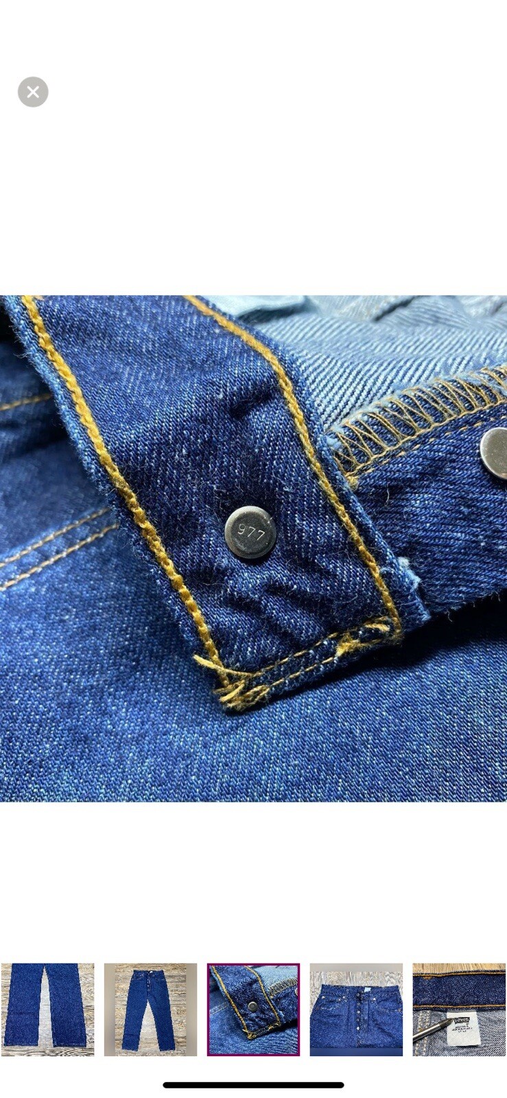 NWT Vintage Deadstock Levi’s 501XX Jeans 32×30 USA Made 1993 Shrink-to-Fit 90s
