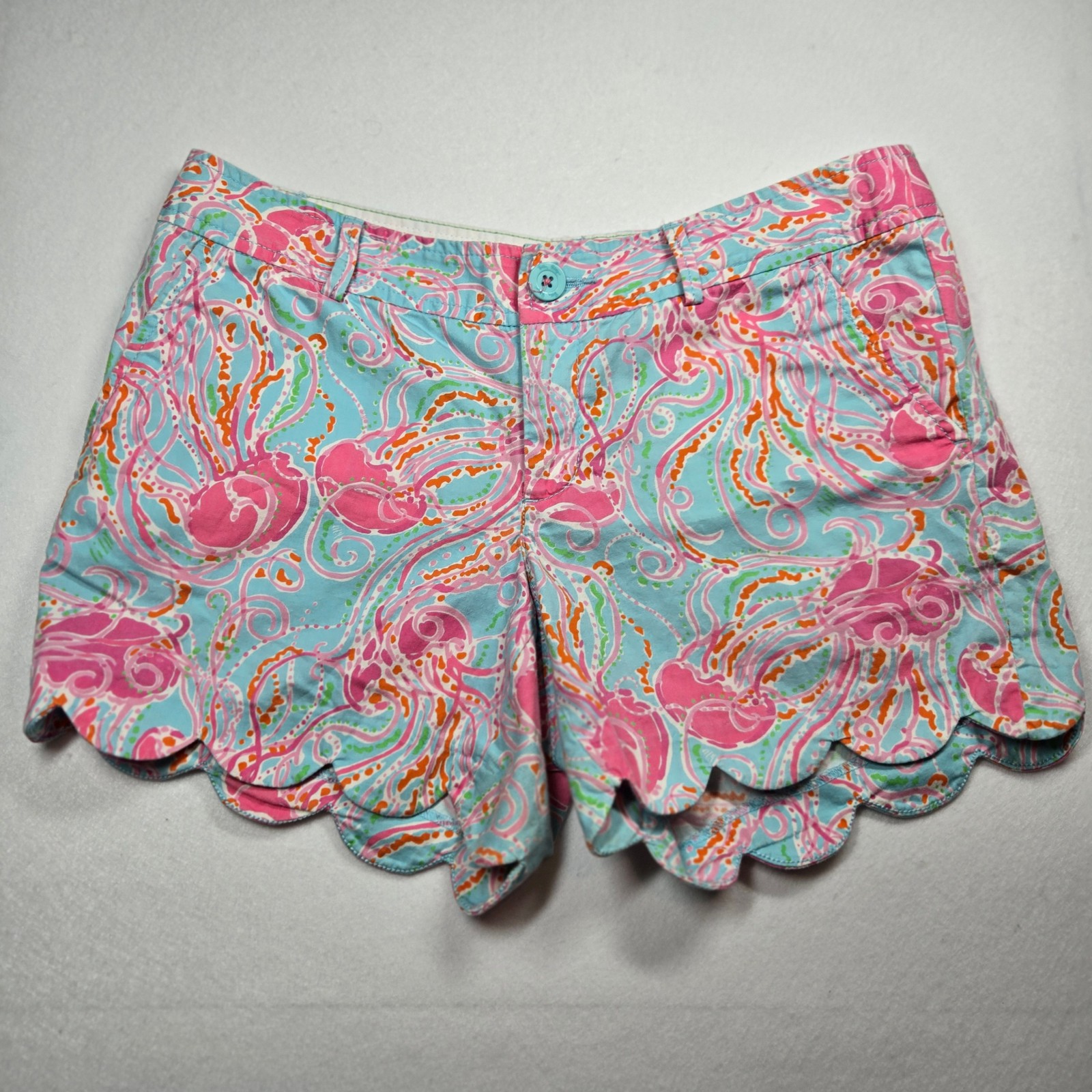 Lily Pulitzer Scalloped Hem Shorts Size 6