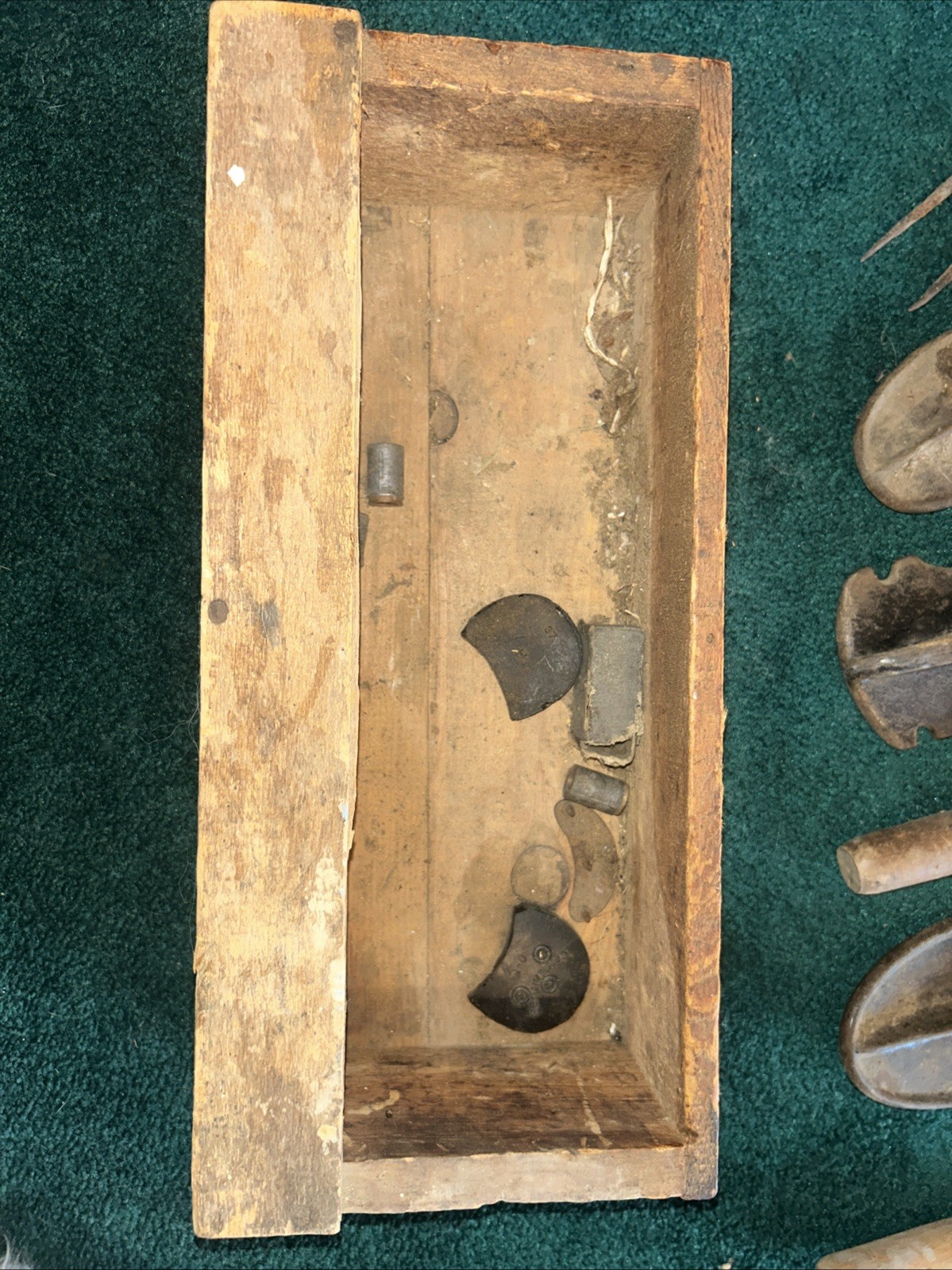 Vtg Antique Leader Cobbler Kit For Boot and Shoes Repair Original Box USA Made