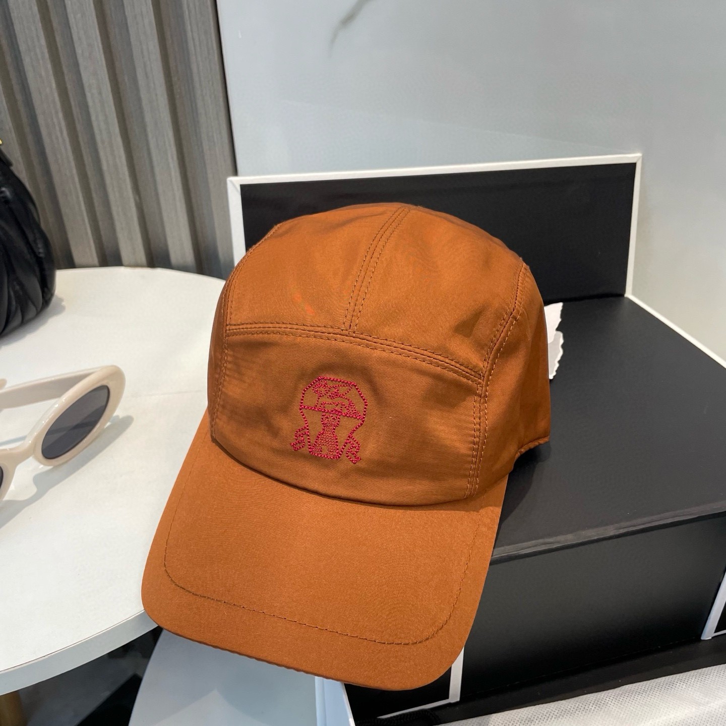 Brunello2026 Cucinelli Cotton Logo Baseball Cap Men Summer Breathable