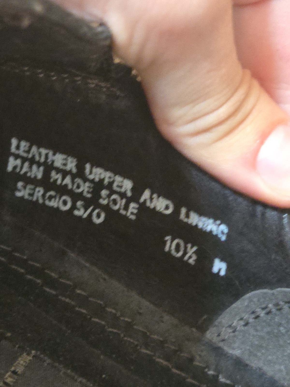 Venturini Men’s Sergio Black Leather Dress Shoes Made In Italy Size 10 1/2M