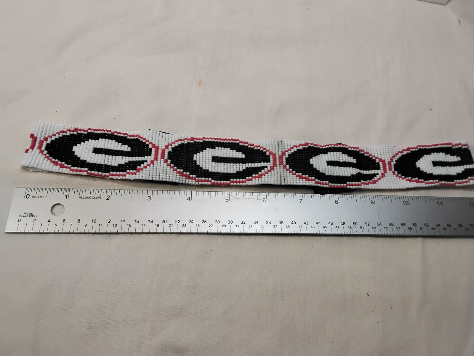 Beaded Western Hat Band – 19″ x 1/2″