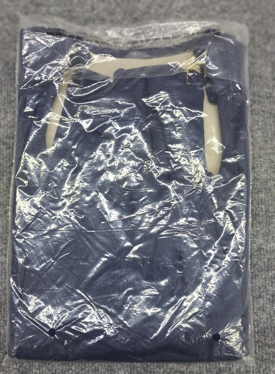 Romans Dark Blue Woman’s Size L Ribbed Sleeveless Tank Top Sealed NEW