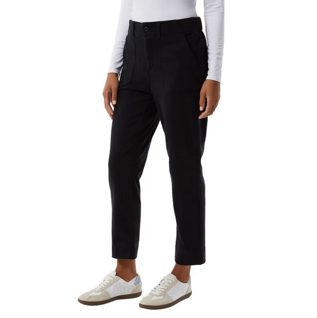 32 Degrees Womens Small Twill Ankle Pant – Black