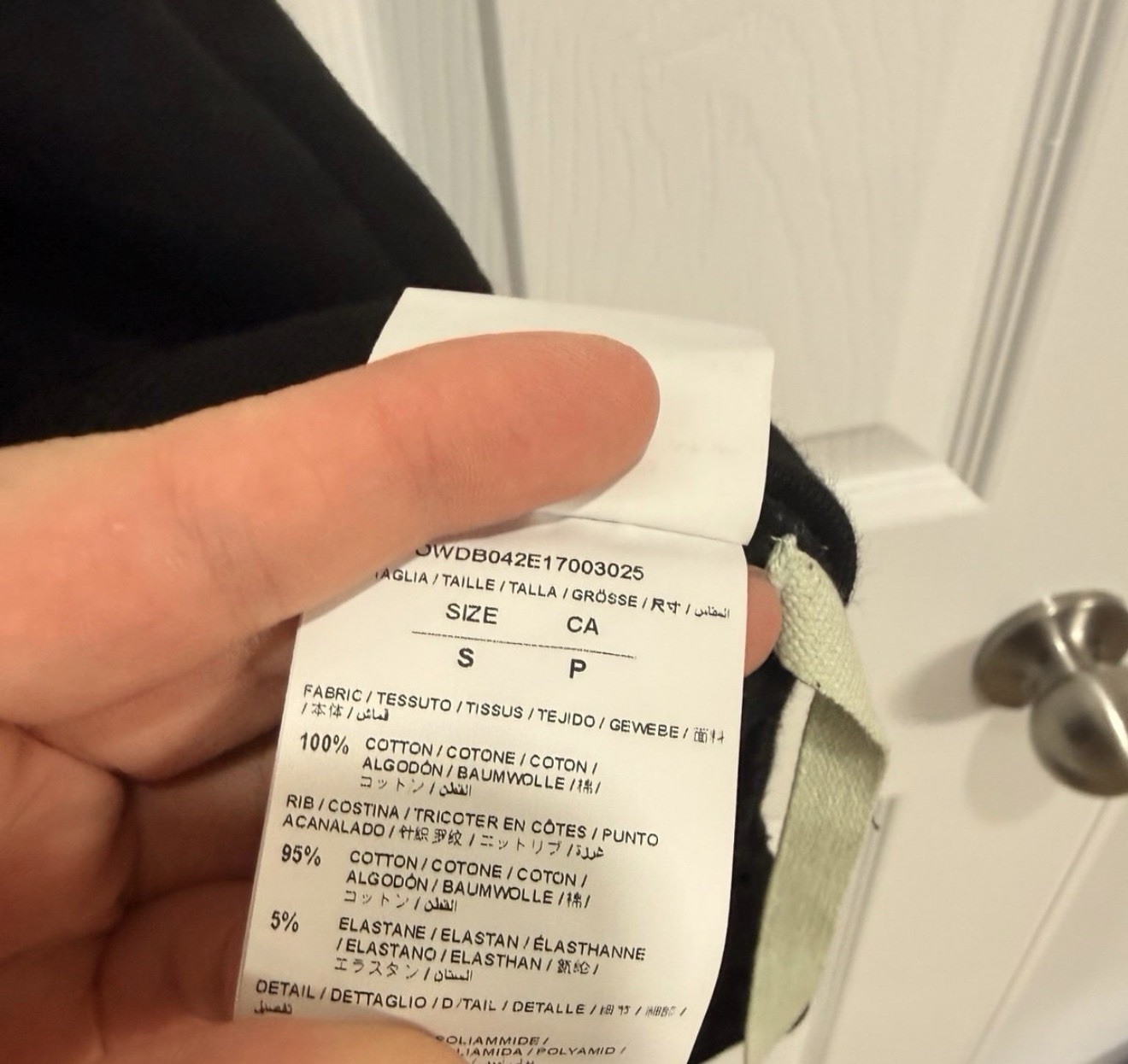 Off-white Black Open Back Sweater Dress Size Small