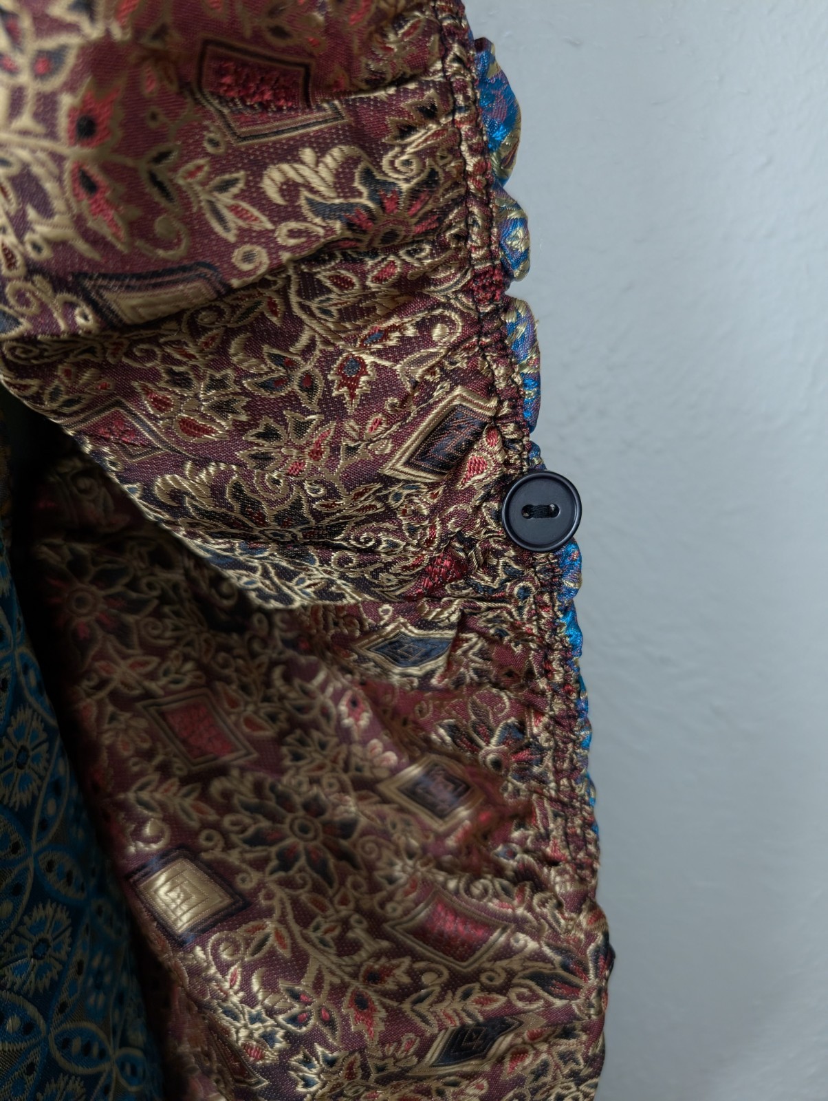 Sacred Threads Funky Ruched Romantic Edwardian Medieval Blouse Top Size XL