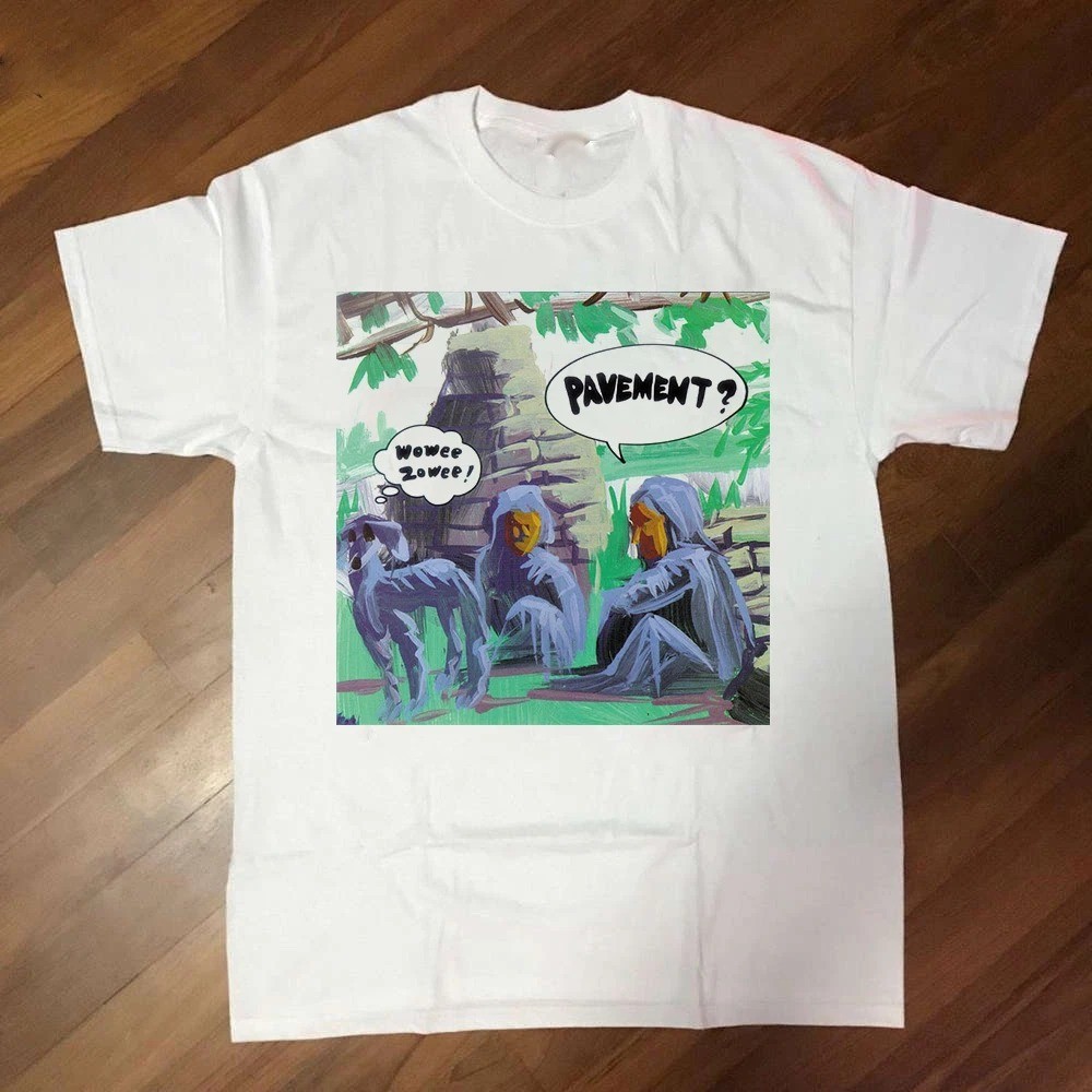 Vtg Pavement Band Wowee Zowee Cotton White S to 5XL Shirt BB804