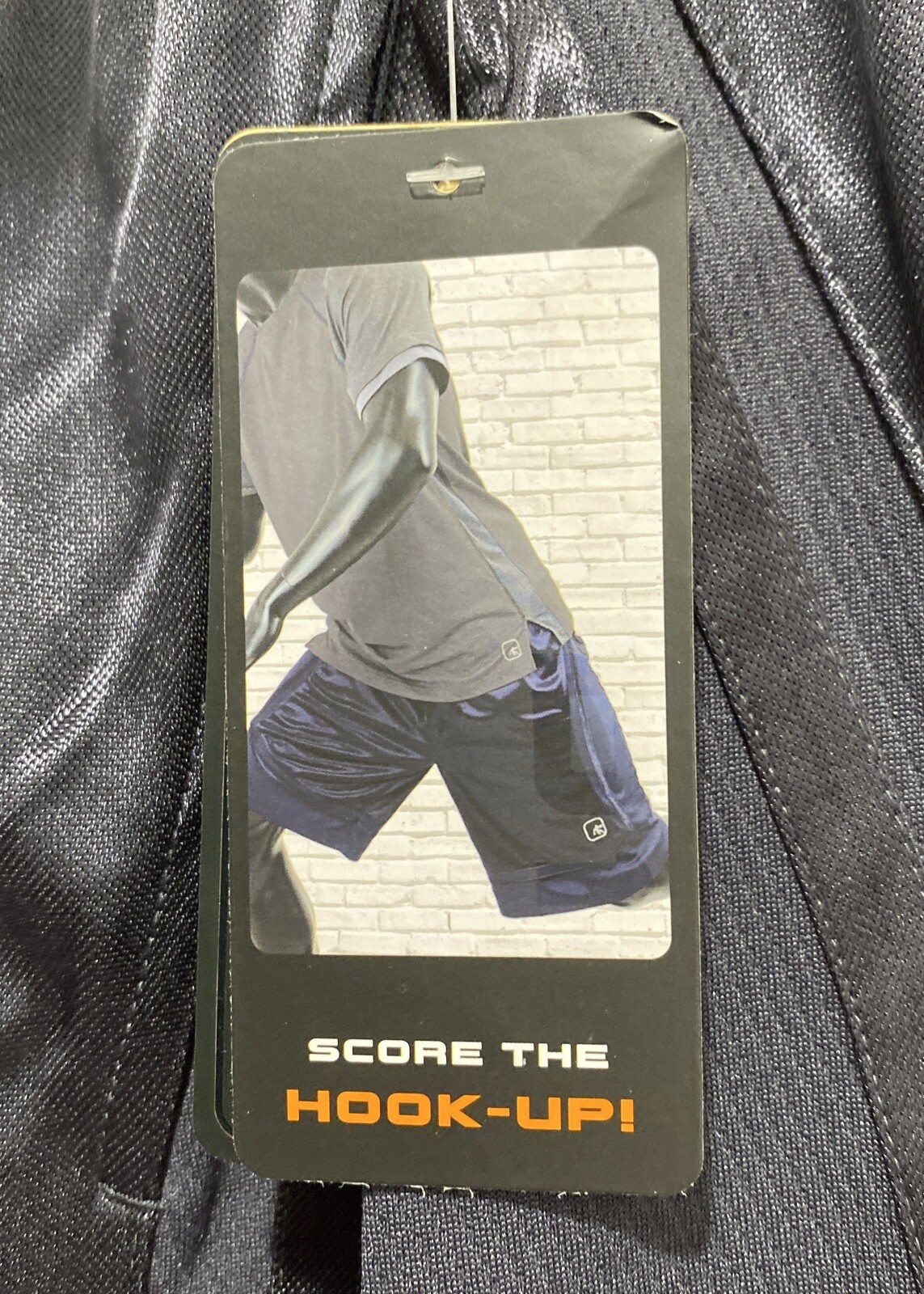 AND1 Men’s Black/Gray Active Core 11″ Home Court Basketball Shorts Size Small