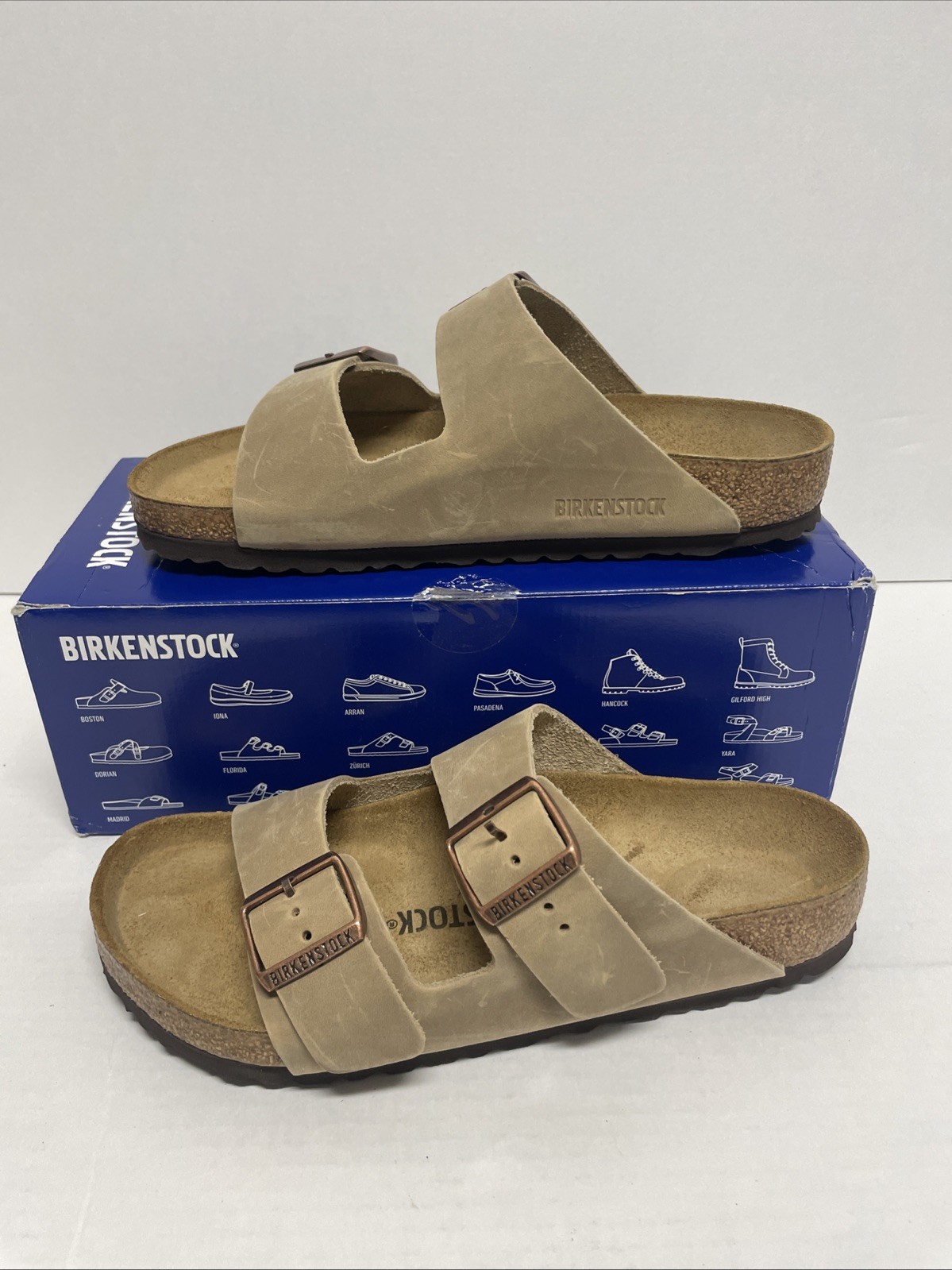 Birkenstock Arizona BS Tabacco Brown UNISEX Sandals/shoes W8/M6