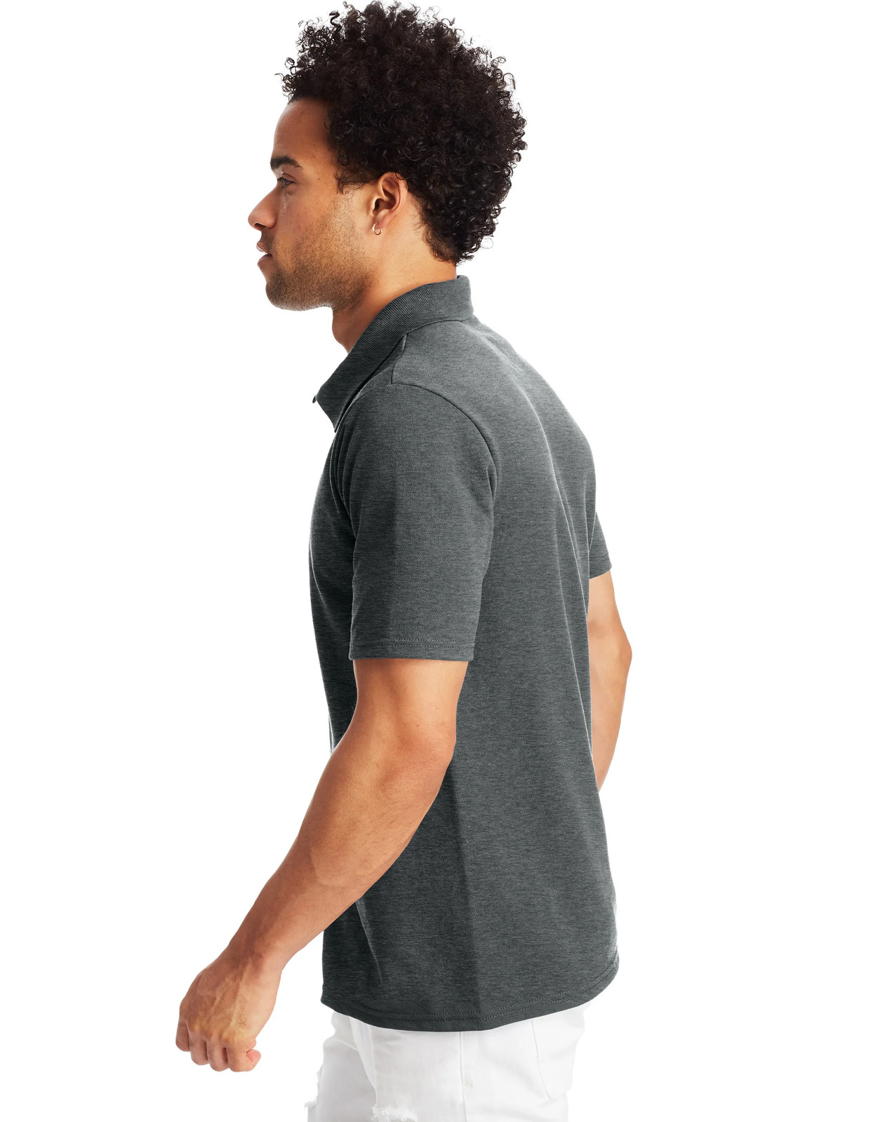Hanes Men’s Pique Polo Shirt (Big & Tall Sizes Available)