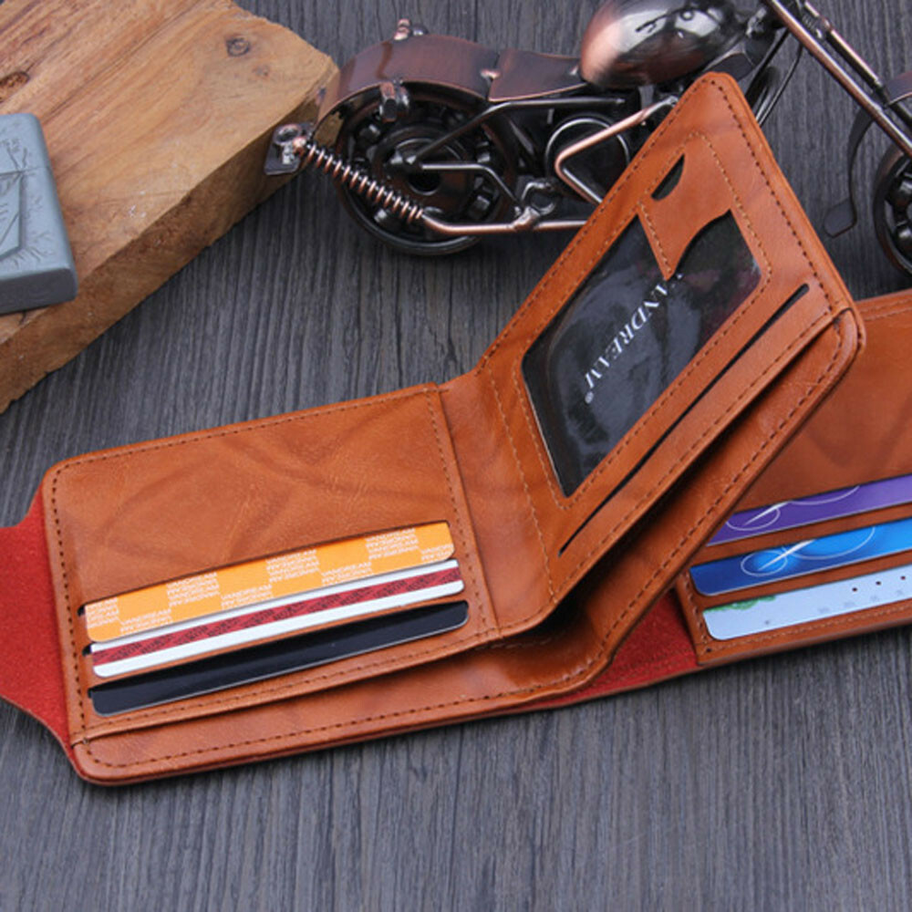Mens Novelty US 100 Dollar Wallet Leather Bill Money Billfold Card Holder Purse