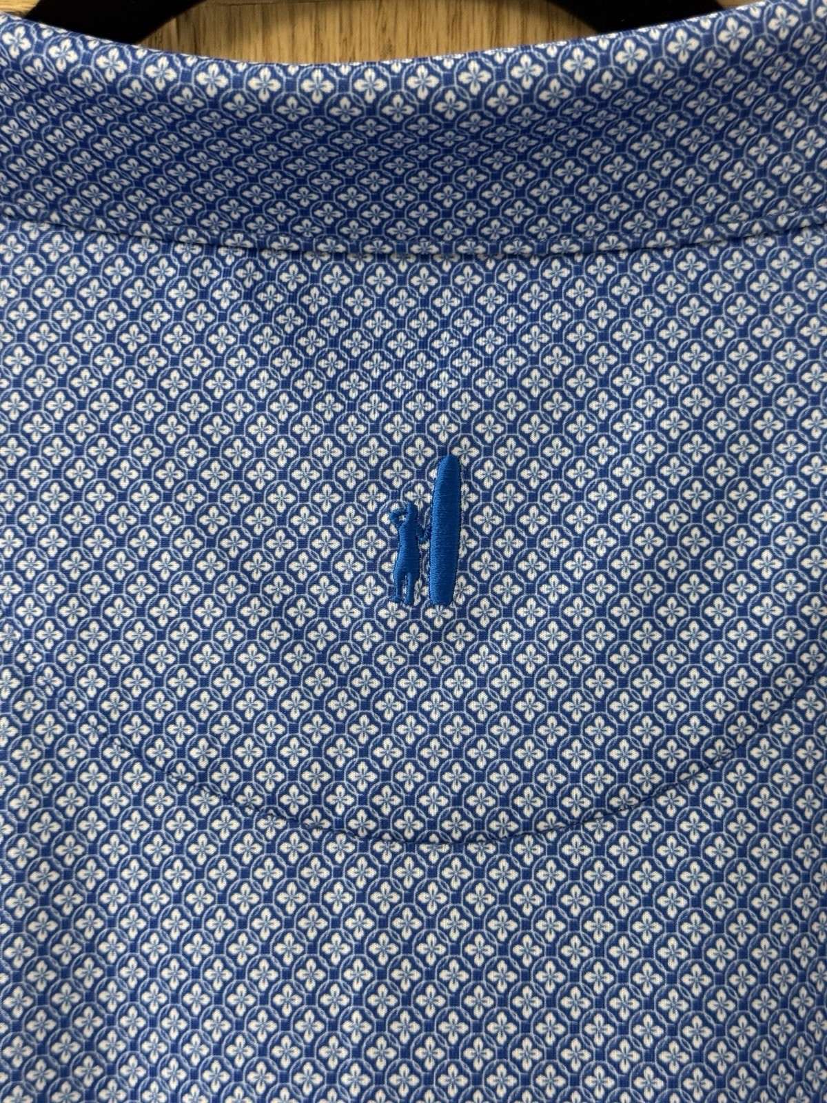 Johnnie-O Willfred Pipeline Performance Printed Polo Size 3XLT Golf Logo