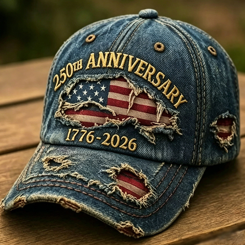 250th Baseball Cap United States Anniversary Hat Suitable for Multiple Occasion