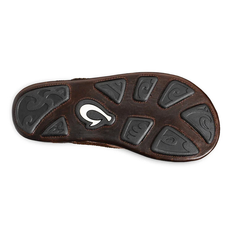 🧡*NIB* OluKai Men’s Size 10 Mea Ola Leather Beach Outdoor Sandals -Dark Java 🧡