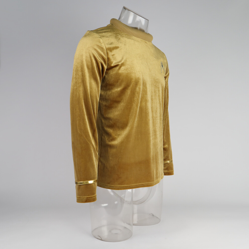 TOS Captain Pike Kirk Top Shirts The Original Series Cosplay Starfleet Uniforms