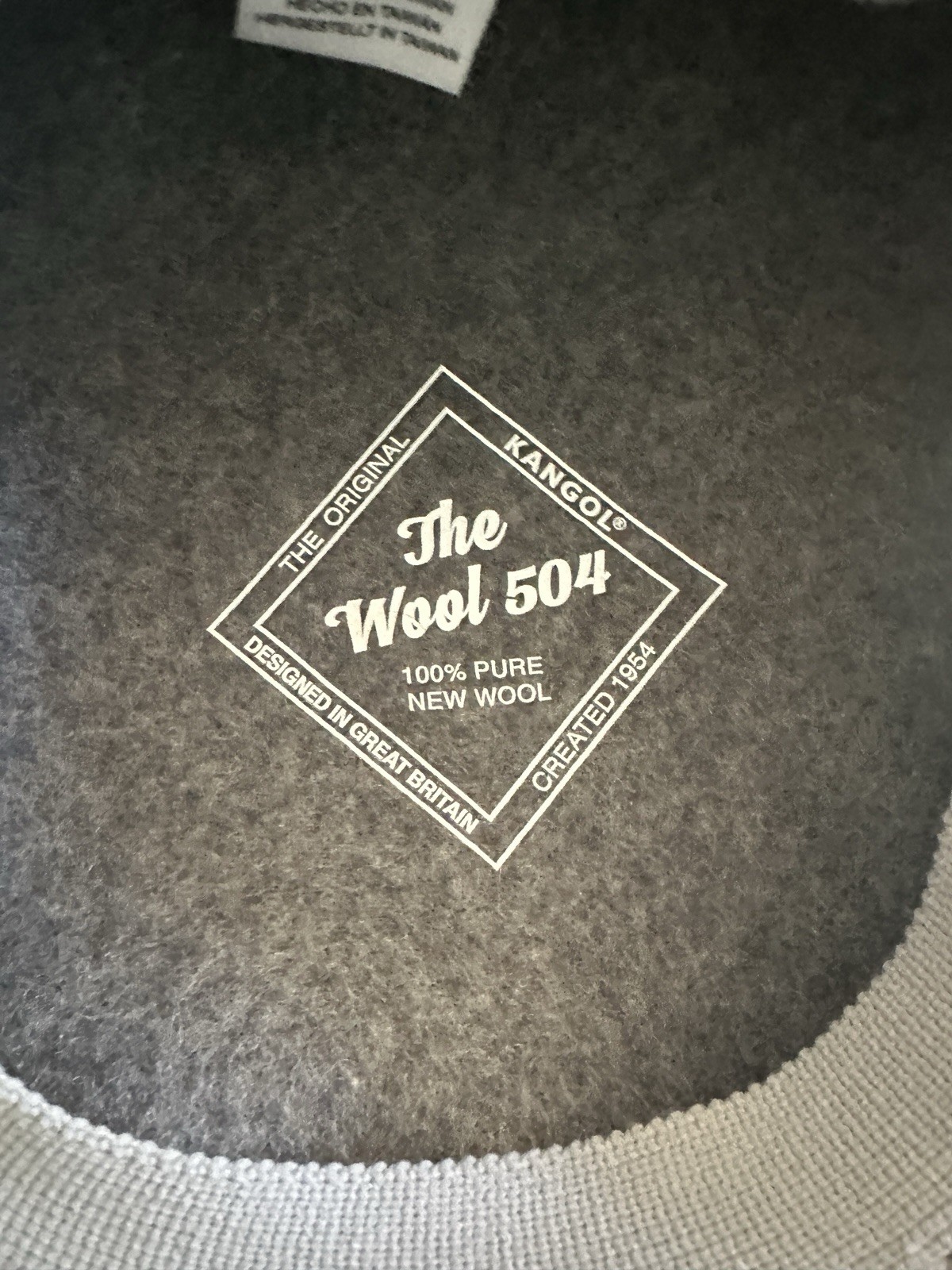 Kangol Wool 504 Flat Cap Size Large